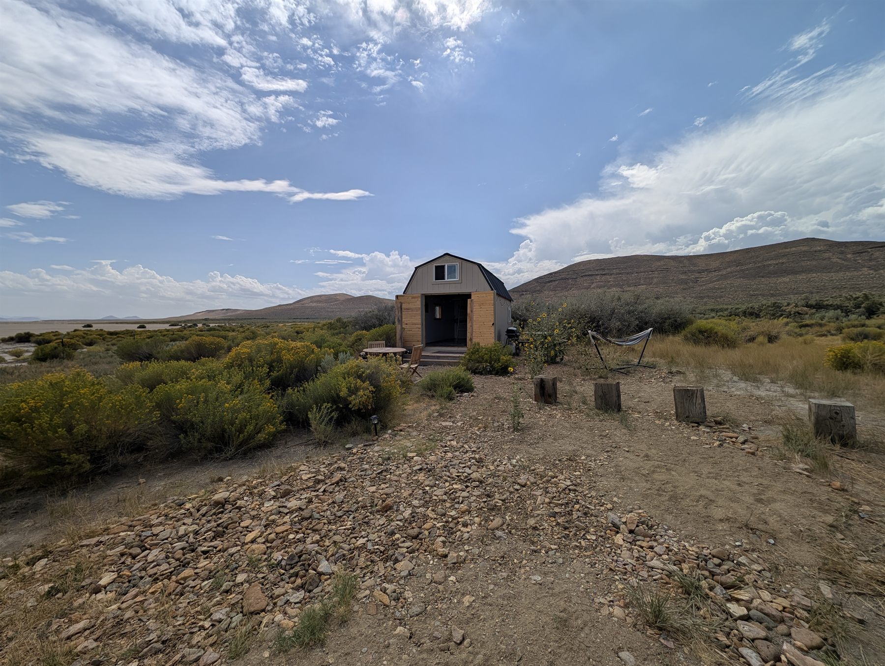The Desert Dark Sky Cabin in the high desert